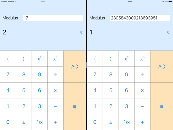 Modular Arithmetic iPad screenshot