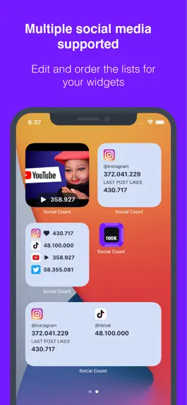 Game screenshot Social Count: Followers Widget mod apk