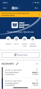 First Guaranty Bank Mobile screenshot #4 for iPhone