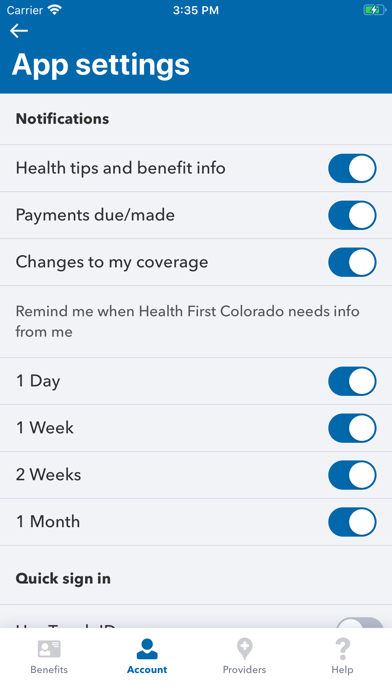 Health First Colorado Screenshot