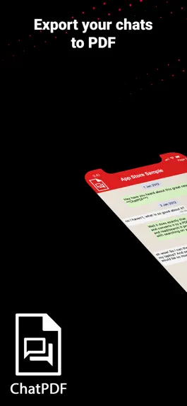 Game screenshot ChatPDF Export messages to PDF mod apk