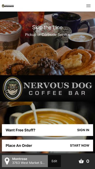 Nervous Dog Coffee Screenshot