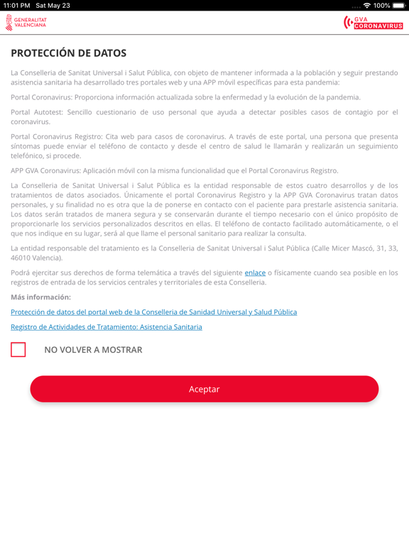 App screenshot