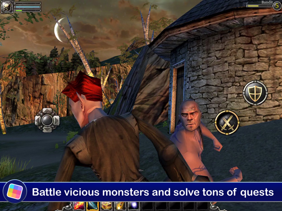 Aralon: Sword and Shadow iPad app afbeelding 3