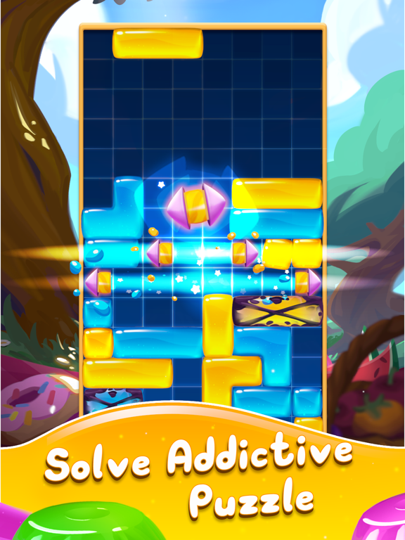 Screenshot #6 pour Jelly Slide Sweet Drop Puzzle