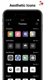 icon luxe - transparent themes iphone screenshot 2
