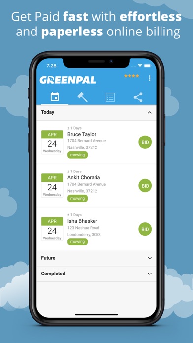 GreenPal Pro For Vendors Screenshot