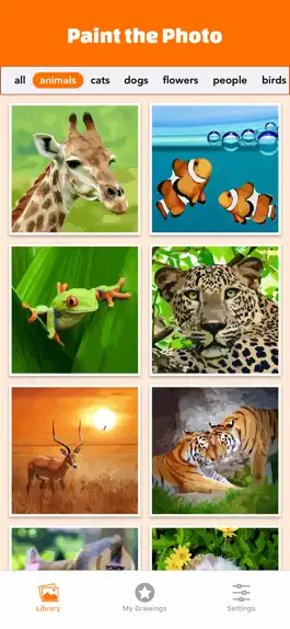 Game screenshot Paint the Photo by Number Game apk