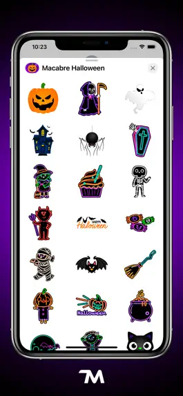 Game screenshot Macabre Halloween Stickers apk