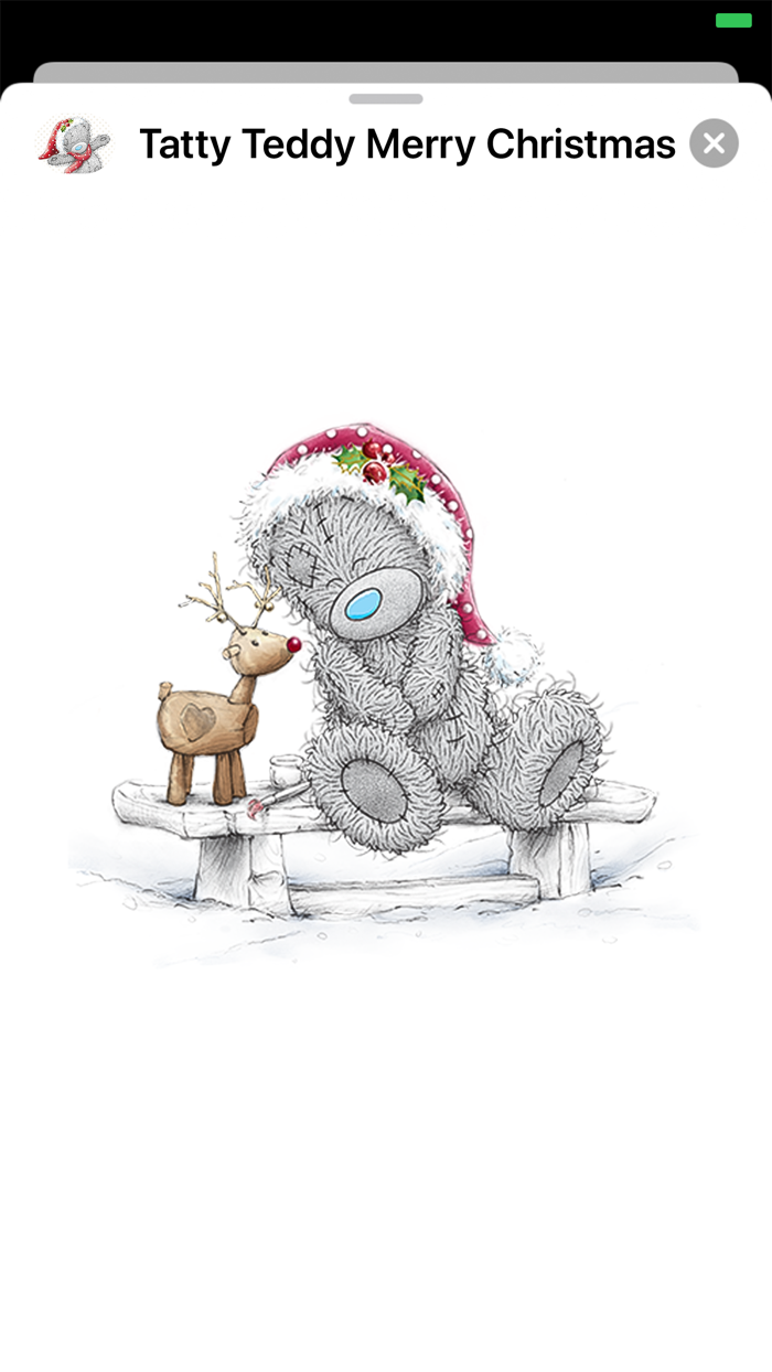 Tatty Teddy Merry Christmas