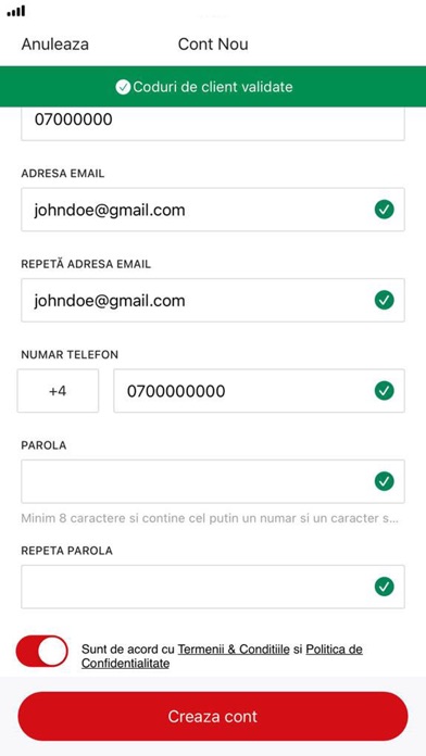 MyScan ProCredit Bank Romania Screenshot