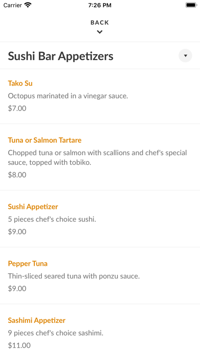 Japanica Steakhouse Screenshot