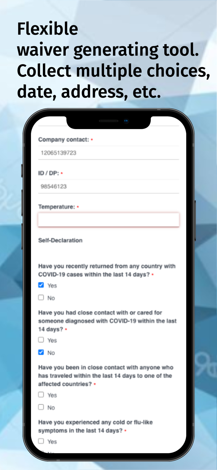WaiverElectronic-Online Waiver