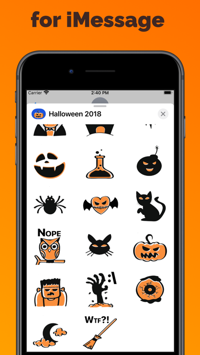 Screenshot #3 pour Happy Halloween stickers emoji