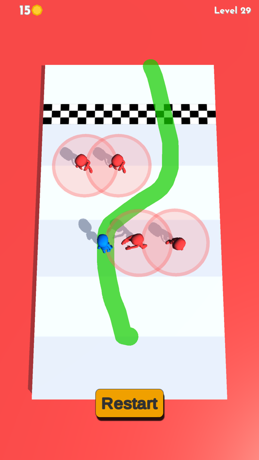 #2. Don't Touch Me 3D (iOS) 由: Clap Clap Games