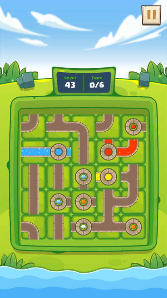 #6. Water Connect - Trees Puzzle (iOS) 来自: Onetap Co.,Ltd