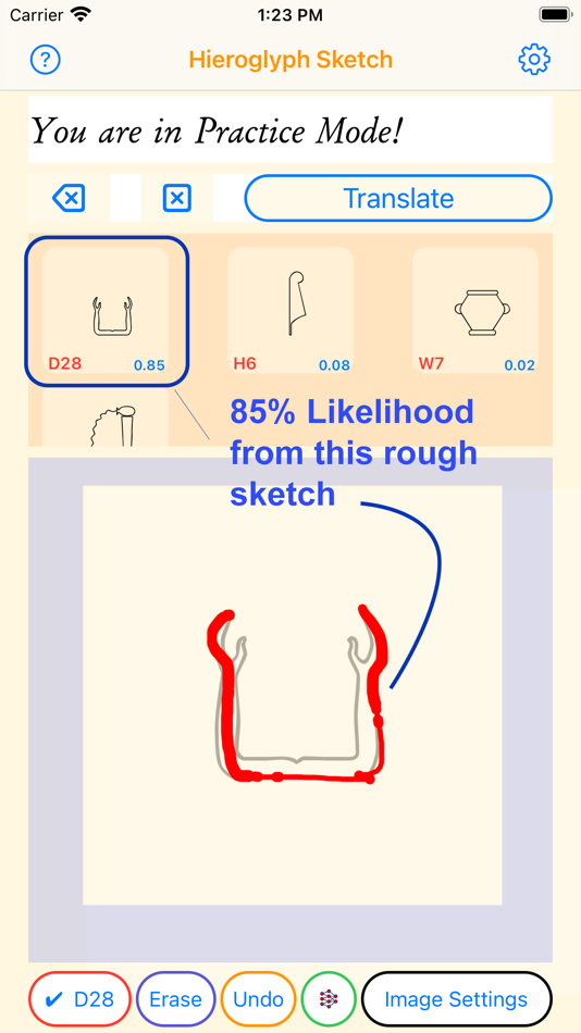#3. HieroglyphSketch (iOS) 由: Aviametrix, LLC