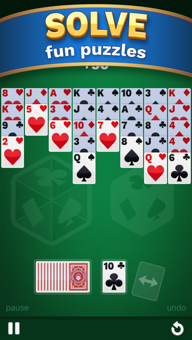 Golf Solitaire Cube Screenshot