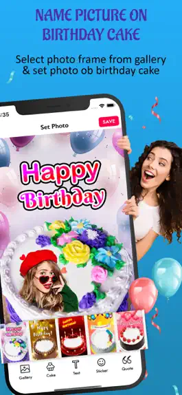Game screenshot Name Picture On Birthday Cake mod apk