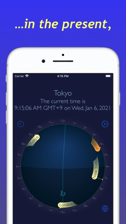 World Time Travel Clock