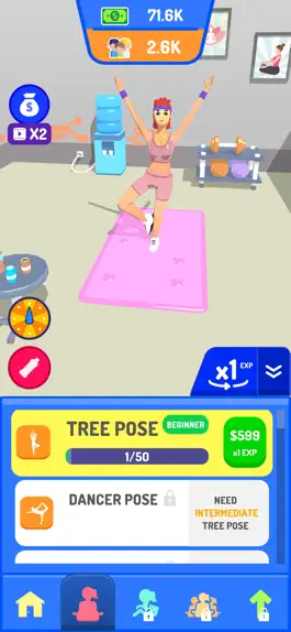 Game screenshot Yoga IDLE hack