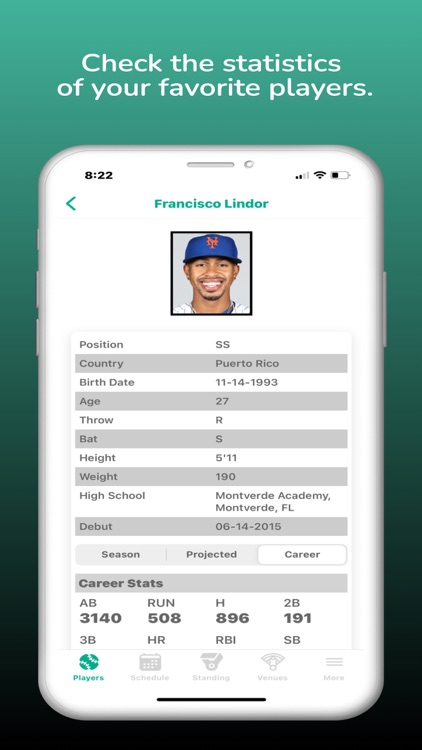 Big Leaguers Stats screenshot-4