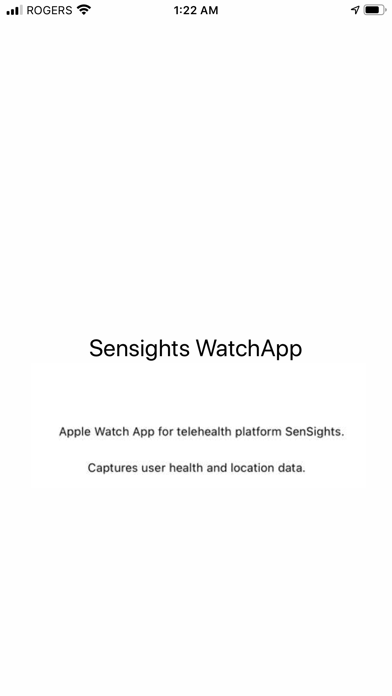 Sensights WatchApp Screenshot
