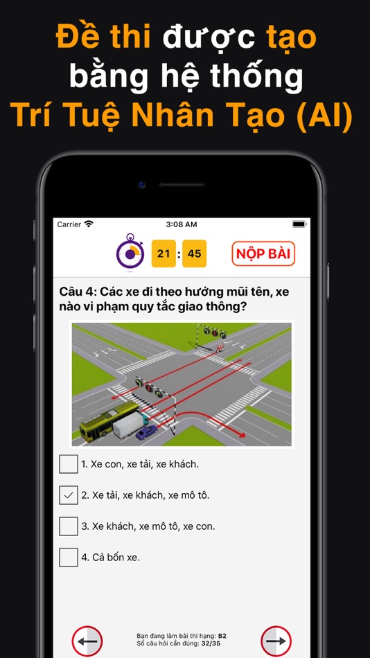 #2. Ôn Thi 600 Câu Bằng Lái GPLX (iOS) 由: Nguyen Toan Le