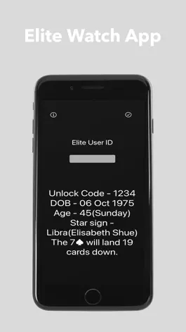 Game screenshot Elite Watch hack