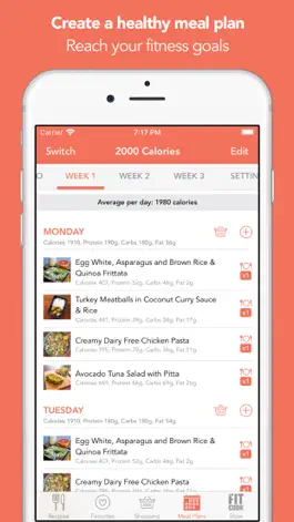 Game screenshot FitMenCook - Healthy Recipes hack