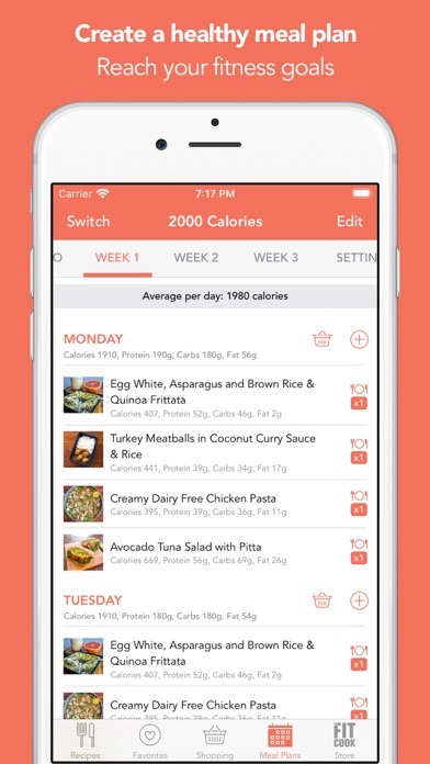 FitMenCook - Healthy Recipes Screenshot