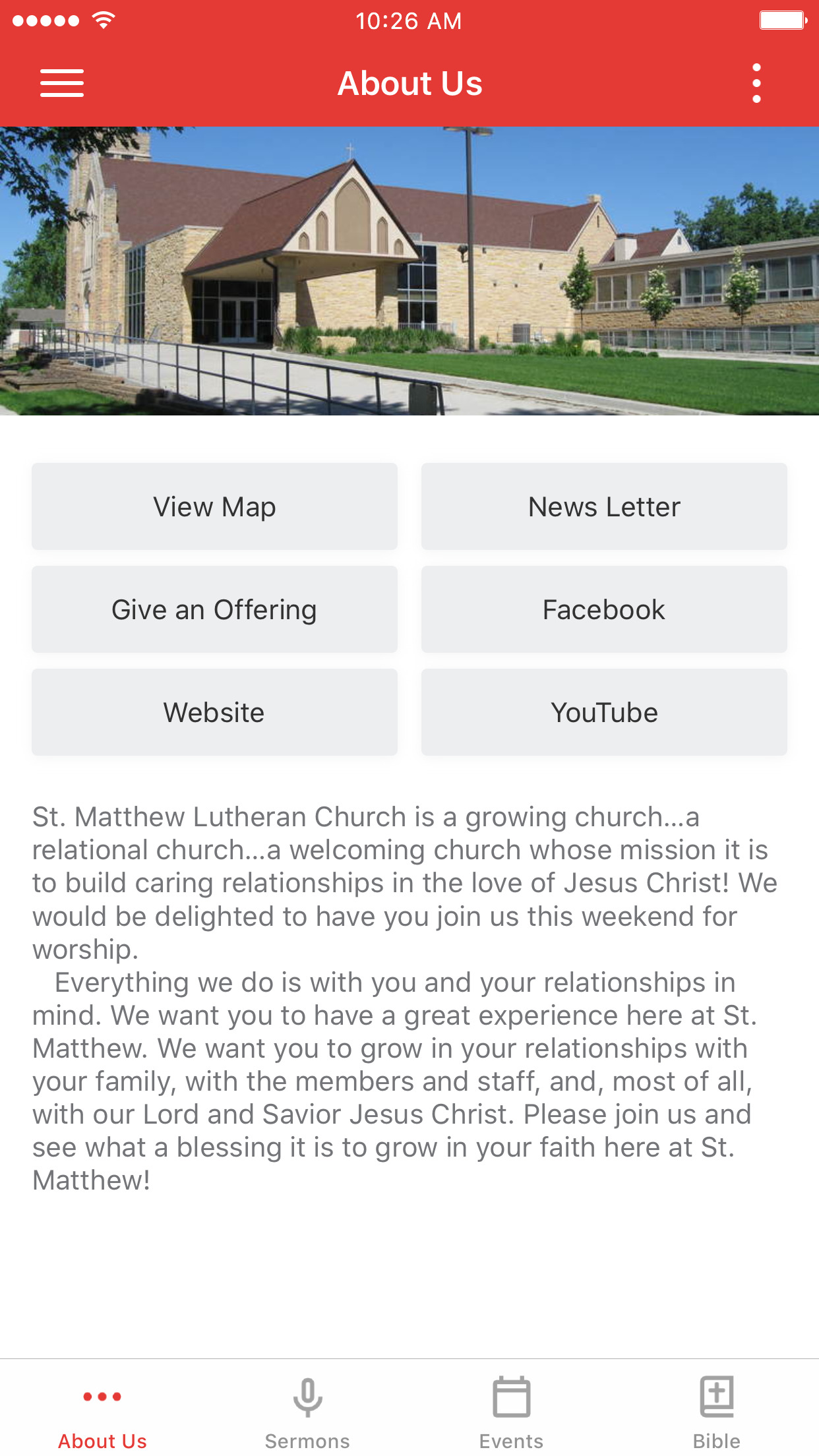 St. Matthews Worthington MN