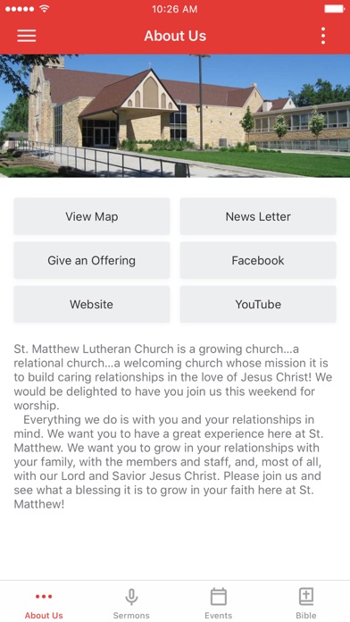 St. Matthews Worthington MN Screenshot