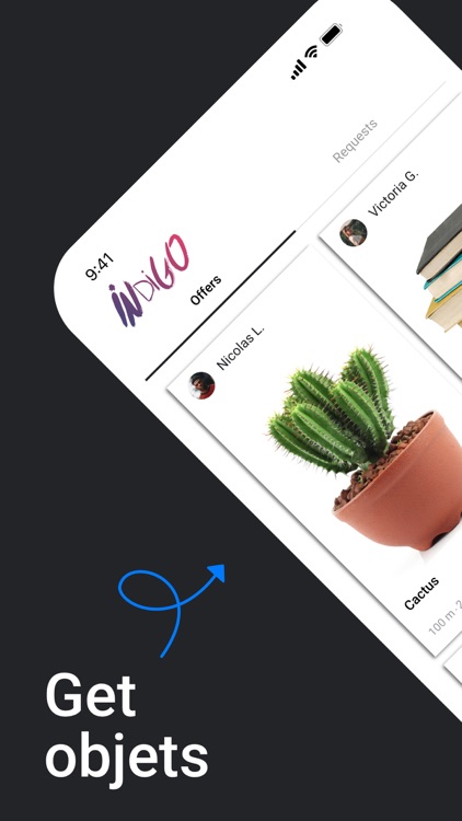 Indigo, donate and share