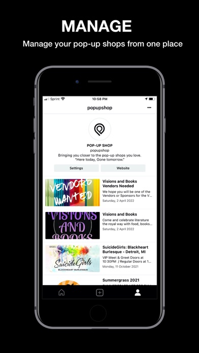 POP-UP SHOP Screenshot