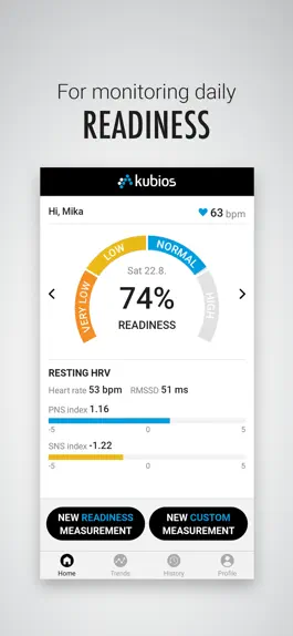 Game screenshot Kubios HRV - Daily Readiness mod apk