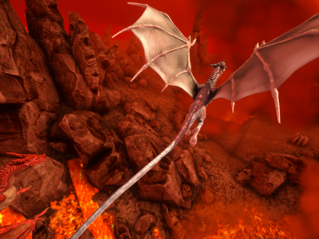 צילומי מסך של משחקי סימולטור טיסת דרקון