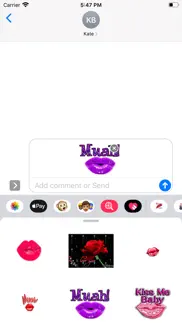 kiss emojis gif iphone screenshot 1