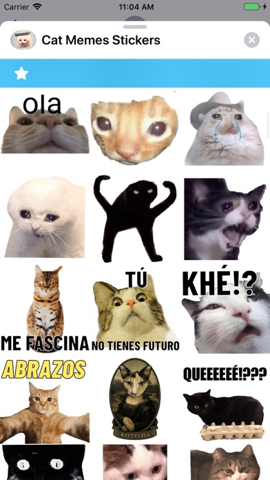 Cat Memes Stickers Screenshot