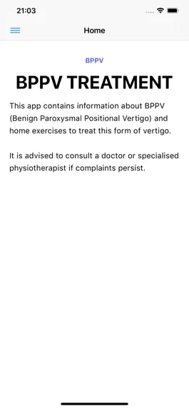 Game screenshot BPPV Treatment mod apk