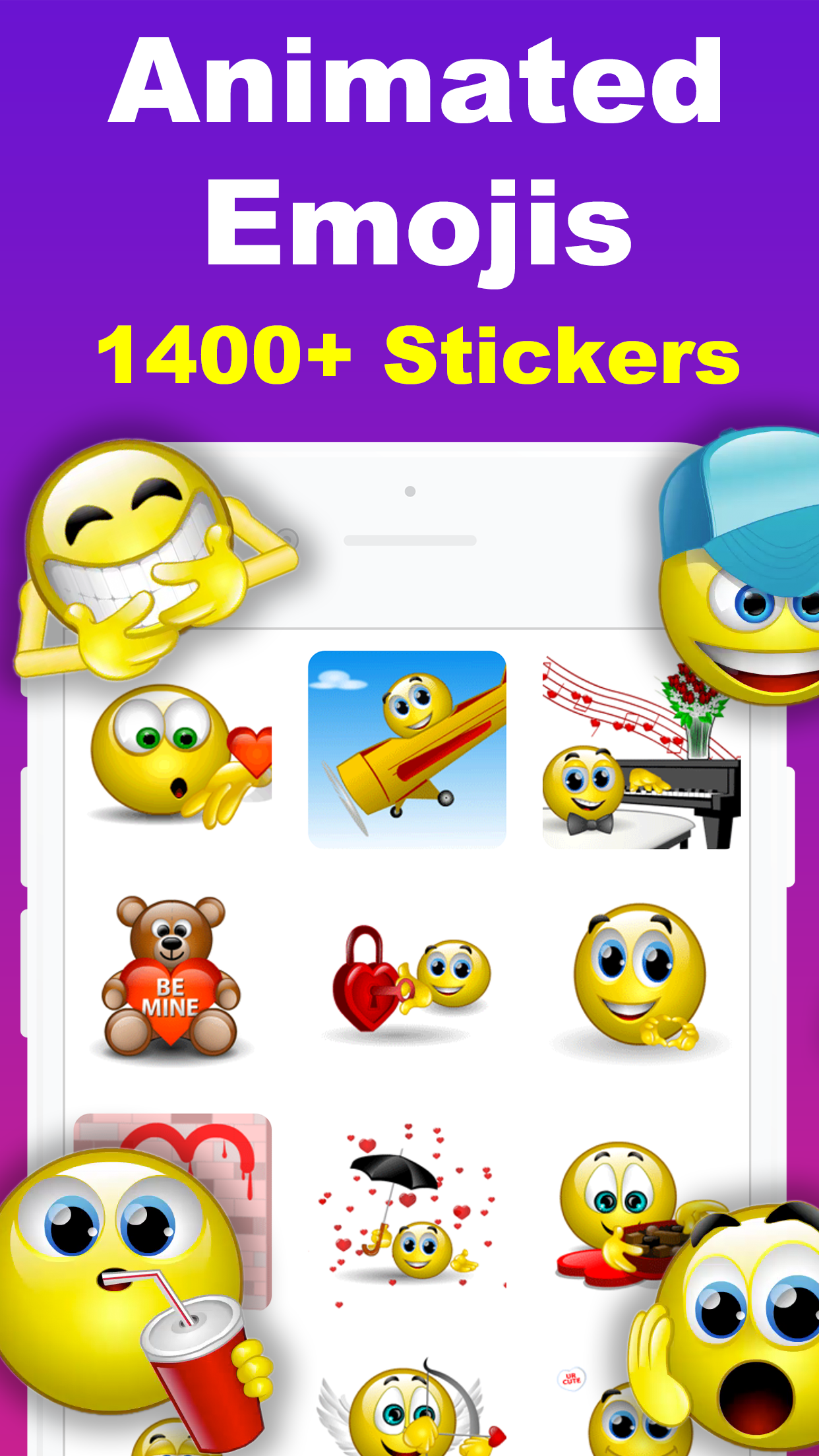 Animated Emoji 3D Sticker GIF