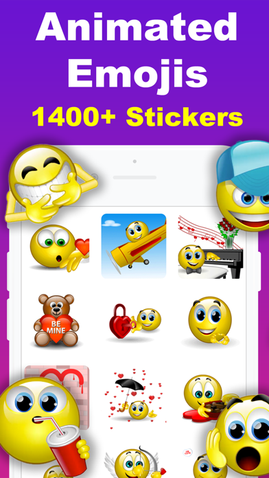 Animated 3D Emoji Emoticons screenshot 1