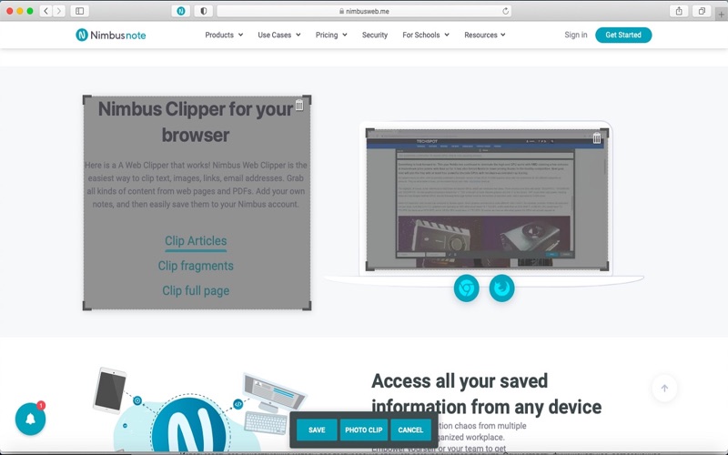 Screenshot #3 pour Nimbus Web Clipper