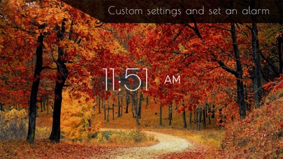 Screenshot #3 pour Autumn Clock HD