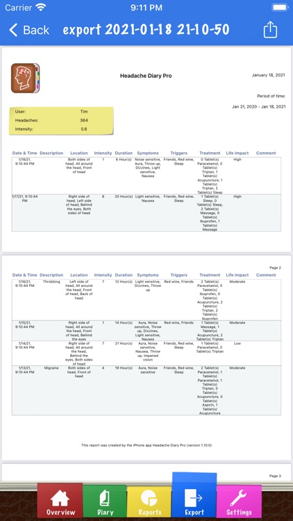 HeadacheDiary - Lite screenshot-4