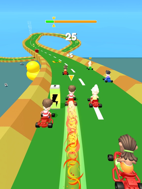 Screenshot #5 pour Kart Rush:Roller Coaster Park