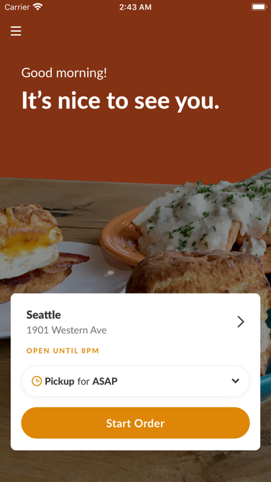 Honest Biscuits Seattle Screenshot
