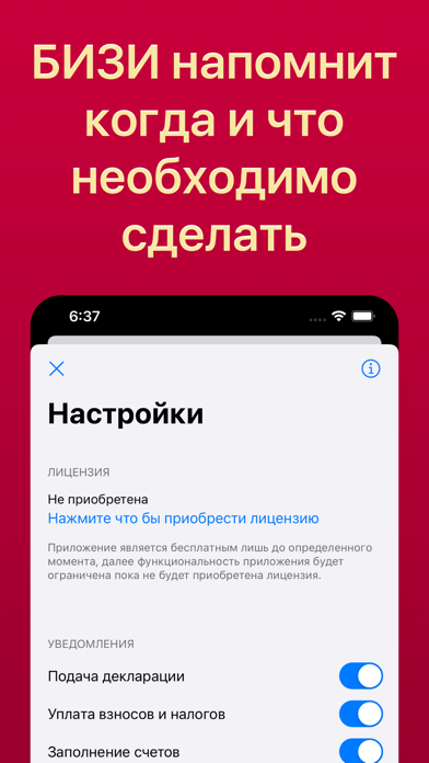 Бизи: Бизнес кошелек для ИП Screenshot