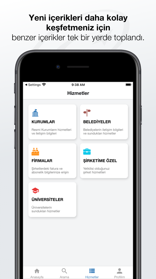 #5. e-Devlet (iOS) Podle: Turkiye Cumhuriyeti Cumhurbaskanlıgı Dijital Donusum Ofisi Baskanlıgı