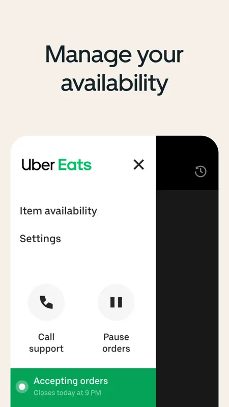 Admin de Pedidos Uber Eats screenshot 5 of 6